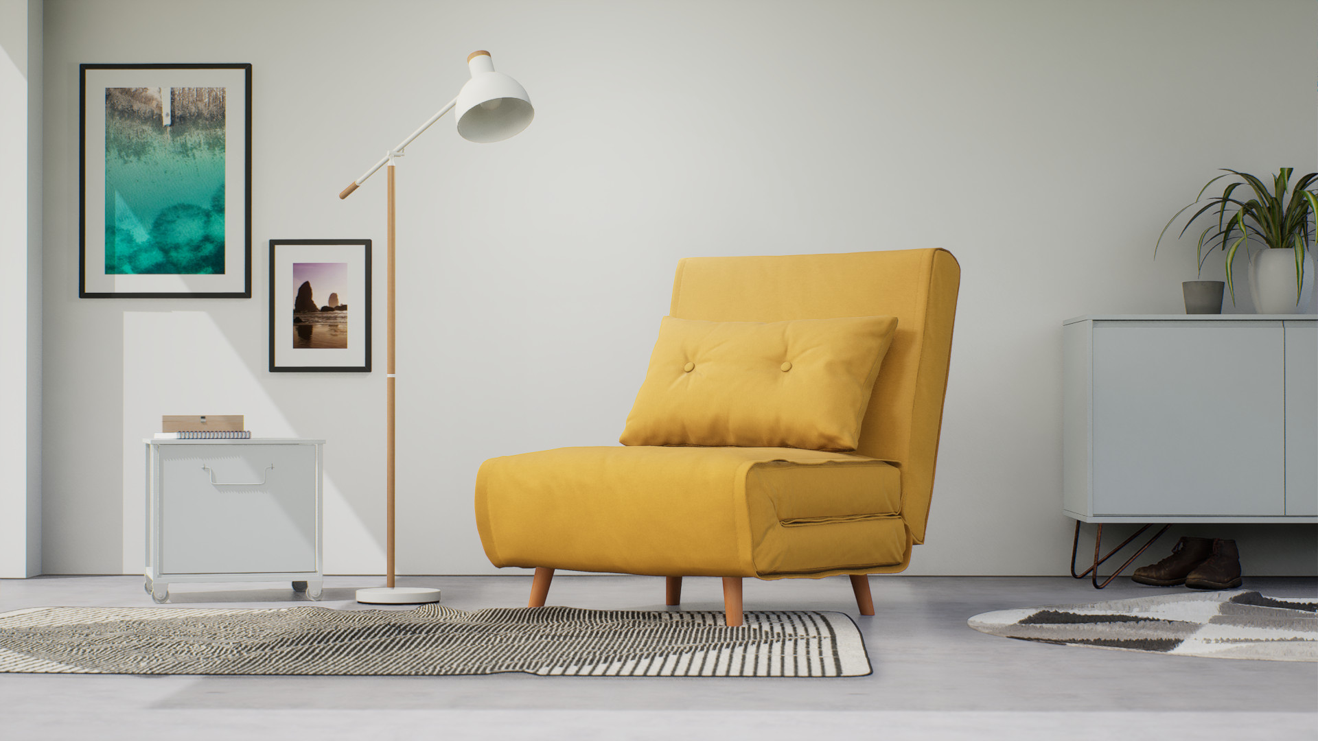 Photo 1 from Yellow Sofa